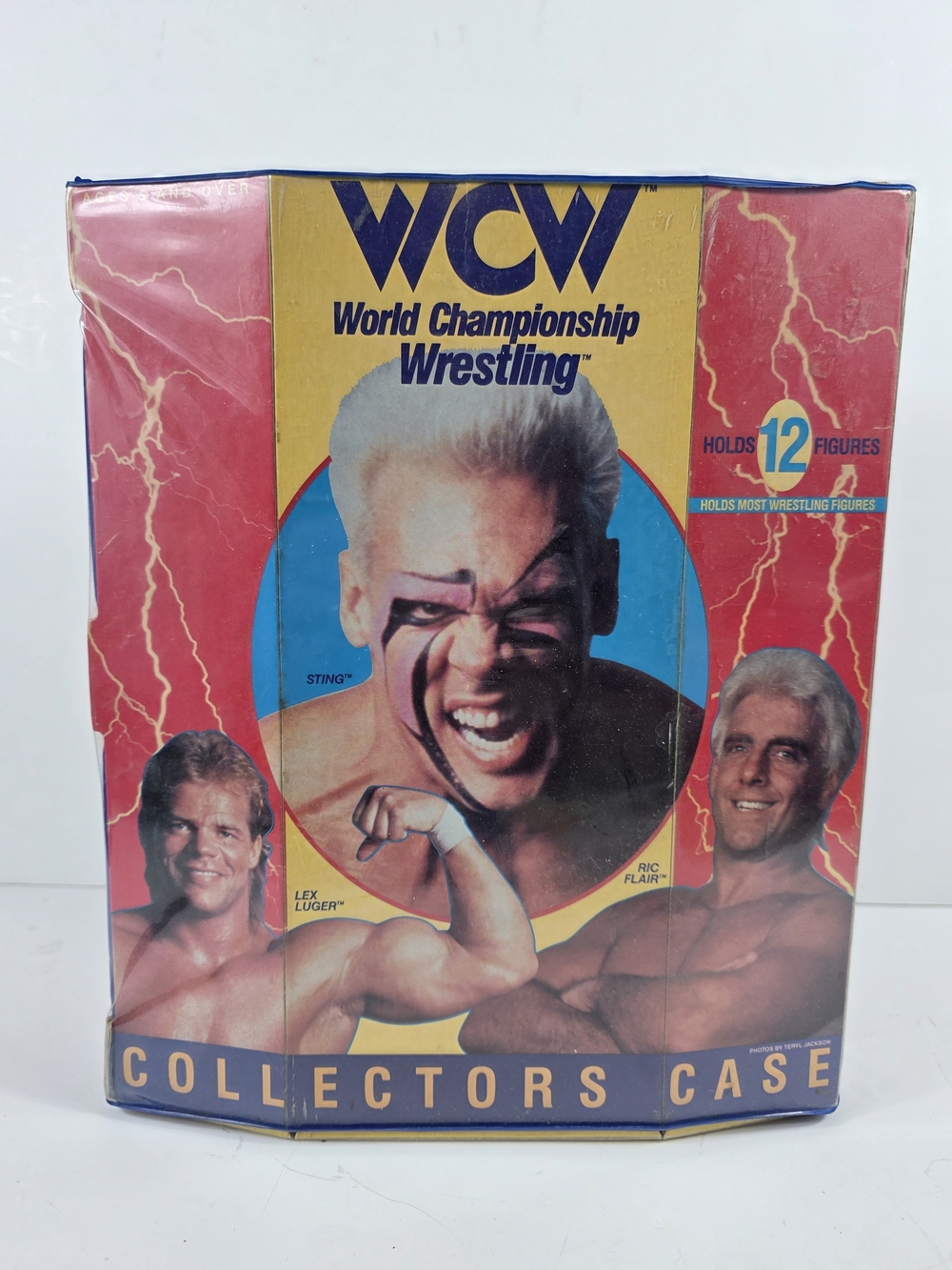 Vintage Galoob WCW Collector Case For 1990 WCW Figures READ